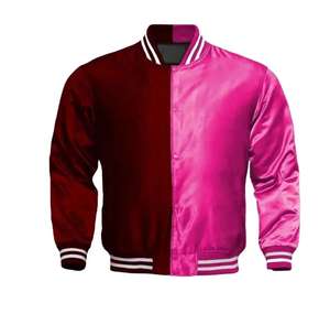 Vestes universitaires pour hommes de haute qualité sur mesure, col montant, saison hivernale, placement du logo sur le devant, laissez-nous concevoir la vôtre - Product Image 3