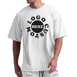 T-shirt surdimensionné et ample en coton unisexe, haut de haute qualité, épaules tombantes, personnalisé, pour hommes et femmes, 2023 - Product Image 1