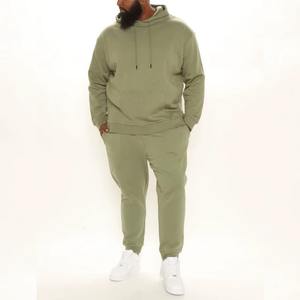 Conjunto personalizado al por mayor de Sudadera con capucha y pantalones de chándal de lana completa para hombres, ropa atlética y de salón, atuendo OEM, todos los colores disponibles - Product Image 5