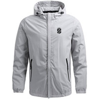 Veste coupe-vent d'hiver pour homme, style 2025, décontractée, respirante, écologique, 100% polyester, col à capuche, tailles personnalisables