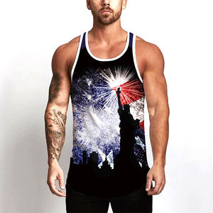 Débardeurs pour hommes en coton 100% Nouveau design Logo personnalisé Coupe ajustée Respirant Style streetwear Uni Sans manches Vêtements de sport - Product Image 3