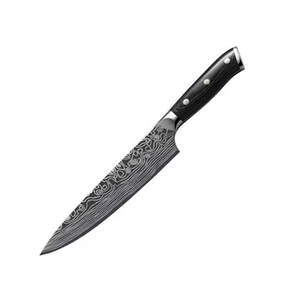 Vente en gros de coutellerie OEM ODM personnalisée Couteau de chef à lame haut de gamme en acier inoxydable Couteau de cuisine professionnel en acier Damas - Product Image 1