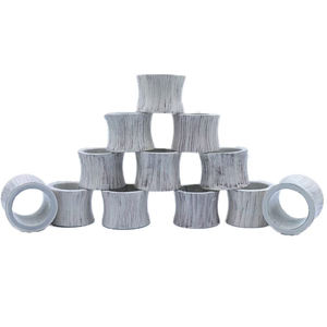 Rond de serviette en résine et bois bois d'acacia bois fait à la main ronds de serviette décoratifs boîte à mouchoirs vente chaude maison et cuisine - Product Image 3