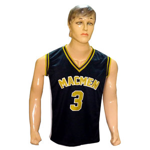 Maillot de basket-ball en maille cousu et personnalisé, uniformes de tissu, impression par Sublimation, broderie, tailles unisexe, nouvelle collection - Product Image 5