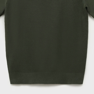 Personalizable hombres verano Casual algodón tejido para Polo medio caqui 100% Anti-retráctil antiarrugas popelina algodón impreso - Product Image 3