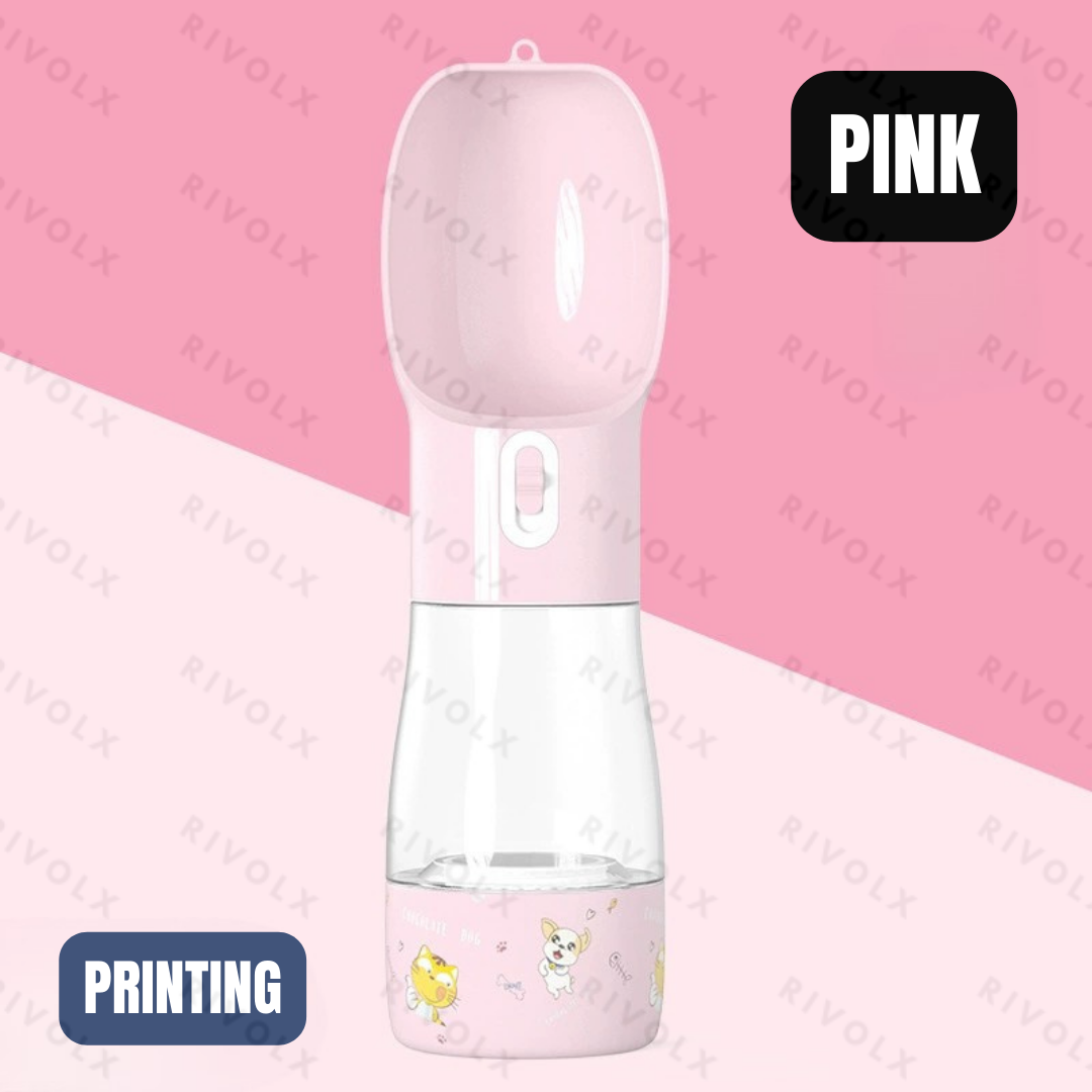 Pink Printing (Capacity: 258mL for water / 200mL for foods)