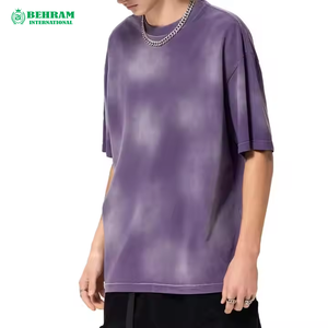 เสื้อยืดผู้ชายทรงหลวม ผ้าฝ้าย 100% สีขาวล้วน สไตล์สตรีทแวร์ ทรงบ็อกซี่ ผ้าฟลีซ ระบายอากาศได้ดี ไม่ยับ แห้งเร็ว เป็นมิตรต่อสิ่งแวดล้อม รับผลิตตามสั่ง ขายส่ง - Product Image 6