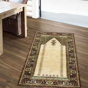 พรมลายวินเทจพิมพ์ลายคำอธิษฐาน - พรมลายตุรกี พิมพ์ลายตามสั่ง ของขวัญส่วนตัว พรมเนื้อนุ่มแบบไม่ทอ - Product Image 2