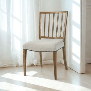Silla de Comedor de Alta Calidad al por Mayor, Diseño Moderno de Mediados de Siglo, Tapizada en Tela, para el Hogar - Product Image 5