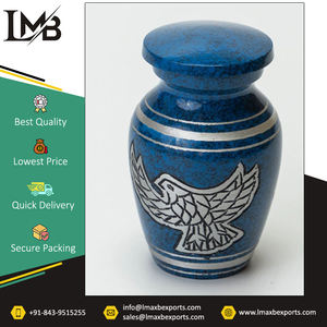 Suministros funerarios, urnas de cremación de recuerdo hechas con material de aluminio/latón de estilo europeo más vendidas de alta calidad a la venta - Product Image 6