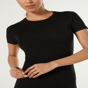 Camisetas de algodón Pima de uso diario básicas con logotipo personalizado de verano, camisetas de algodón Premium de 200gsm, camisetas de algodón de grapa larga - Product Image 1