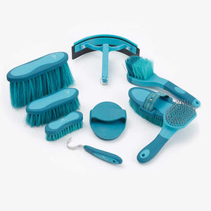 Kit de toilettage pour chevaux personnalisé ensemble de brosses avec sac - Product Image 1