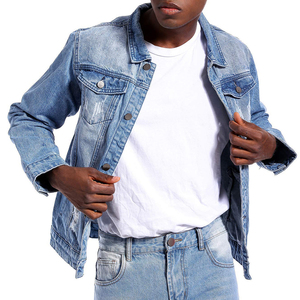 Vente en gros en usine veste en jean personnalisée pour hommes respirant doux coton rembourrage vintage lavé OEM & ODM confortable élégant hiver - Product Image 1