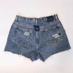 Vintage S Taille Denim Shorts Jeanagers Autre Artisanat Jeans Pantalon Court - Product Image 3