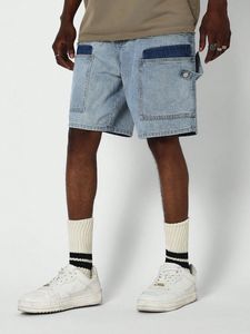 Pantalones cortos de mezclilla para hombre, de apariencia informal a de Festival, se adapta a las tendencias y marcas, las mejores formas de estilizar pantalones cortos de mezclilla para hombre en 2025 - Product Image 2