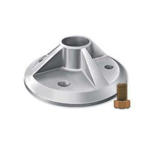 Support de montage rapide Qbase QM-QBB-01-M1 de type poteau avec boulon en acier inoxydable 5/16-18-8 pour l'installation de panneaux solaires sur toits en tôle - Product Image 1