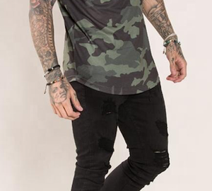 Camisetas Casuales de Alta Calidad para Hombre, de Manga Corta, Cuello Redondo, 100% Algodón, con Logotipo Personalizado Impreso Digitalmente, HAWK EYE SPORTS - Product Image 2