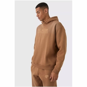 Sudadera con capucha de algodón 100% de alta calidad para hombre de gran tamaño Vintage sólido efecto lavado 3D Casual invierno gota hombro con capucha - Product Image 6