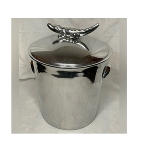 ถังน้ำแข็งอลูมิเนียมทุบกลมสำหรับร้านอาหารงานแต่งงานของตกแต่งโรงแรมถังน้ำแข็งแชมเปญ - Product Image 3