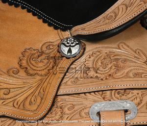 Silla de Montar Inglesa Ligera y Duradera para Caballos, Equipo de Equitación de Larga Distancia, Accesorios para Caballos, Producto Ecuestre - Product Image 2