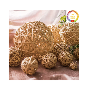 Juguetes de bola de ratán natural seguros para bebés hechos a mano de Vietnam juguetes infantiles de Aprendizaje Temprano - Product Image 3