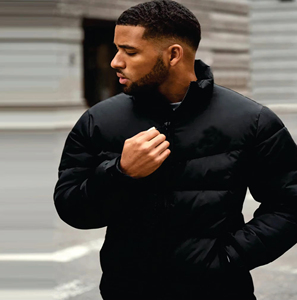 Veste en duvet classique pour homme de haute qualité, veste matelassée de luxe, veste d'hiver chaude, coupe-vent et résistante au froid pour homme - Product Image 2