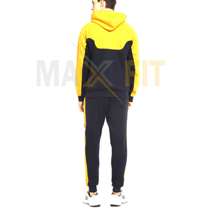 MAXFIT ENTERPRISES-Survêtement d'Entraînement Décontracté de Qualité Supérieure, Design Personnalisé, Deux Tons, Noir, Jaune, pour Pantalons Actifs - Product Image 2