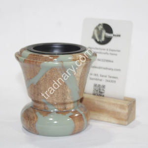 Quemador Bakhoor de resina de madera Mubkhar tradicional para incienso de Ramadán Eid, venta al por mayor, aroma de sándalo, muestra gratis Exim Pvt Ltd - Product Image 1