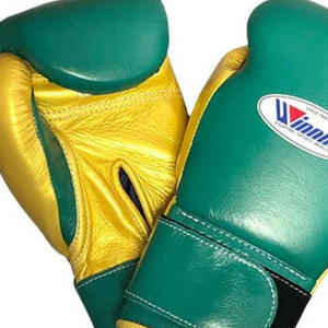 Gants de boxe professionnels en cuir vert or, avec fermeture velcro au poignet, pour l'entraînement et le sparring, pour hommes et femmes - Product Image 3