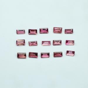 Turmalina Natural, Corte Baguette 3x5, Gema Suelta Multicolor para Joyería - Product Image 6