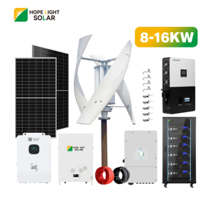 Système solaire domestique ESS 8KW 10KW 15KW 16KW, systèmes <span class=keywords><strong>de</strong></span> stockage hybrides, batterie au lithium, système hors réseau - Product Image 1