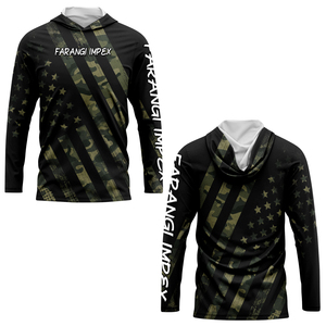 Camiseta de Pesca Antibacteriana con Protección Solar UV 50+, Logotipo Serigrafiado, Secado Rápido, Camuflaje, Camisas de Caza para Hombre de Verano - Product Image 2