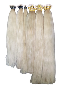 Extensiones de cabello humano a granel de extremos dobles Remy de alta calidad de 100g, fabricante de Vietnam, precio de fábrica, todos los colores disponibles - Product Image 5