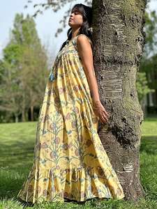 2025 Custom Color Casual Clothing Comfortable <b>Plus</b> <b>Size</b> <b>Women's</b> Viscose Abaya Reasonably Priced Frock - Product Image 2