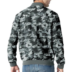 Prendas de vestir para hombre, chaqueta Bomber con cremallera completa, regular, ligera, elegante, de talla grande, superventas, chaqueta Bomber - Product Image 2