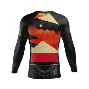 Rashguard à manches courtes respirant pour homme 100% polyester - Product Image 4