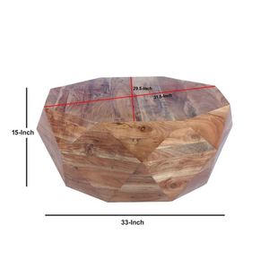 Table basse en bois massif naturel brun pour ustensiles de cuisine, décoration de bureau, maison, restaurant, salon, jardin, fabriquée en inde, 2023 - Product Image 4