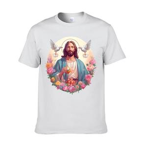 Camiseta Deportiva Cristiana de Estilo Único, 100% Algodón, Cómoda, Transpirable, de Alta Calidad para Hombre, Hecha en Pakistán - Product Image 4
