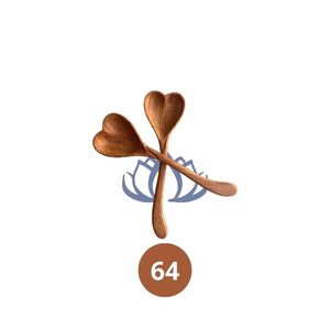 Spoon <b>Heart</b> Shape Curved <b>Wooden</b> - Product Image 1