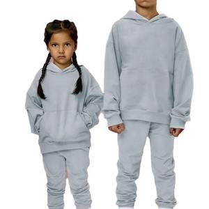 ชุดวอร์ม2026สำหรับเด็กชุดวอร์มฤดูหนาวสีพื้นสำหรับเด็กใหม่ - Product Image 2