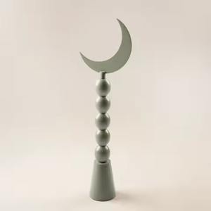 Nouveauté Ramadan Thanksgiving Décoration de maison en métal haut de gamme durable Décoration unique en argent Fait à la main Design moderne Utilisation en intérieur Musulman - Product Image 6