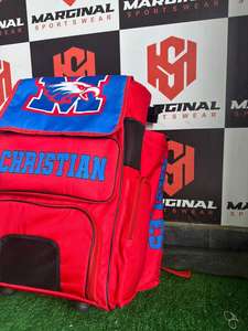 Bolsa de Béisbol Personalizada MARGINAL SPORTS CUSTOM BRAND 50-70L con Logotipo de Equipo y Número Personalizados, Impermeable, con Compartimento para Zapatos de Nailon, Sublimación Personalizada - Product Image 4