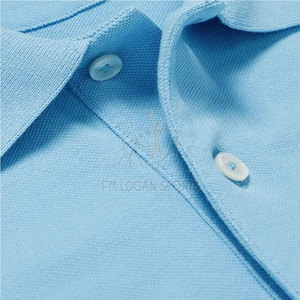 Polos de couleur unie pour hommes, à votre propre Logo, de bonne qualité, - Product Image 6