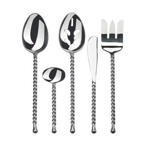 SilverSpiral Elite Polished <b>Cutlery</b> <b>Set</b> Stainless Steel Twisted Handle Premium Dining Flatware <b>Set</b> for Home Kitchen Restaurants - Product Image 6