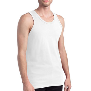 Débardeur de sport en coton pour homme OEM 2025, meilleure qualité, débardeur de musculation pour homme - Product Image 5