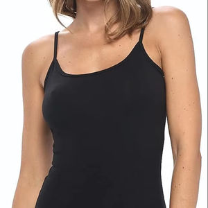Camisole en dentelle pour femmes 100% coton Doux Respirant Séchage rapide Bretelles spaghetti Confort quotidien OEM ODM Vente en gros - Product Image 1