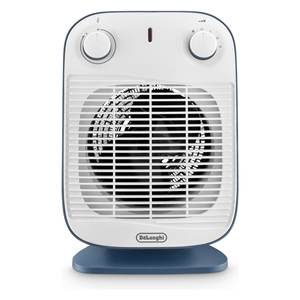 Calentador Eléctrico De Longhi Hfs50B20 de 2000W, 60m, Vertical, con Borde, Blanco y Azul, 0114581004 - Product Image 1