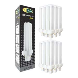 Bombilla Fluorescente de Ahorro de Energía Gemini D 18W G24d-2 - Product Image 3