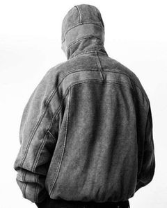 Sweat à capuche zippé intégral pour homme, 100 % coton molletonné, avec options de couleurs multiples et motifs personnalisables avec logo. - Product Image 5