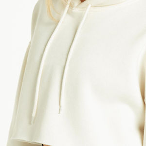 Sudadera Corta Casual para Mujer, Forrada para Invierno, de Alta Calidad, Antiarrugas, Ecológica, de Secado Rápido, Ligera, con Logotipo Frontal, para Uso en Exteriores - Product Image 3